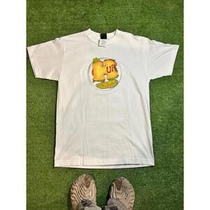 HUF Worldwide White Graphic T-Shirt Small